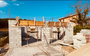 Photo de galerie - Travaux de maçonnerie. Création d’une maison individuelle 