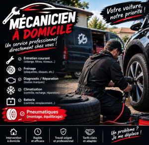 Photo de galerie - ?️ Prestations proposées :
Vidange + remplacement des filtres
Remplacement plaquettes et disques de frein
Remplacement de batterie
Diagnostic et recherche de panne
Passage à la valise
Entretien courant
Remplacement de pièces mécaniques
Distribution
Embra