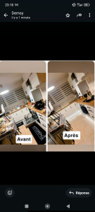 Photo de galerie - Bonjour voilà le résultat un avant et un après mon intervention client très satisfait de mon travail et Moi aussi très satisfaits pour mes clients cordialement Christelle 