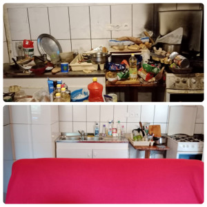 Photo de galerie - Nettoyage en profondeur d'appartement en très mauvais état de propreté
