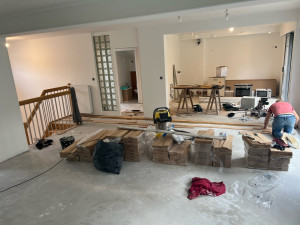 Photo de galerie - Pose de parquet - Revêtement de sol