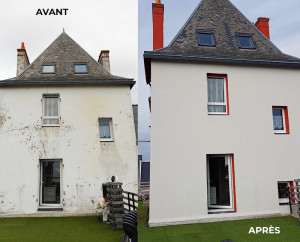 Photo de galerie - Réalisation d’un ravalement en peinture zolpan