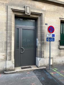 Photo de galerie - Pose d’une porte de hall d’immeuble 