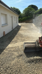 Photo de galerie - Préparation terrain avent enrobé 