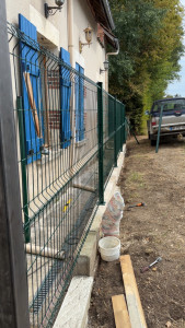Photo de galerie - Pose panneaux rigides 