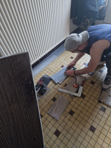 Photo de galerie - Pose de parquet