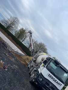 Photo de galerie - Coulage dalle béton. Plancher poutrelles hourdis sur vide sanitaire 