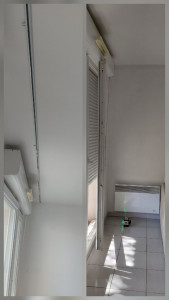 Photo de galerie - Pose rail pour rideau 