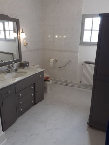 Photo de galerie - Relooking meuble et pose lame de pvc au sol