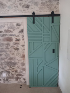 Photo de galerie - Porte coulissante sur mesure