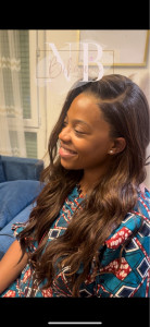 Photo de galerie - Pose de perruque - lace frontale.