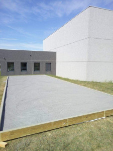 Photo de galerie - Création terrain de pétanque 