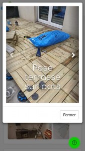 Photo de galerie - Terrasse sur plots avec ragréage