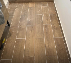 Photo de galerie - Pose de carrelage