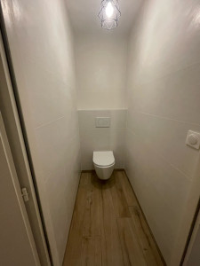 Photo de galerie - Pose de faïence + WC suspendu