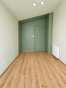 Photo de galerie - Peinture de chambre, contraste couleurs