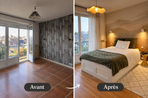 Photo de galerie - Rénovation d' une chambre