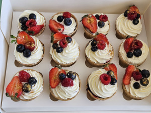 Photo de galerie - Cupcakes aux fruits rouges 