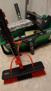 Photo de galerie - Matériel pour le nettoyage de vitres 