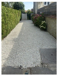 Photo de galerie - Rénovation allée gravillonnée