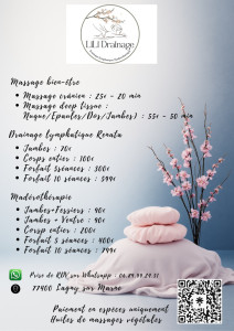 Photo de galerie - Drainage lymphatique - Madérothérapie - Massage deep tissue