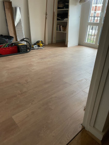 Photo de galerie - Pose de parquet 19m2 