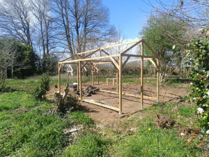 Photo de galerie - Fabrication serre de jardin
