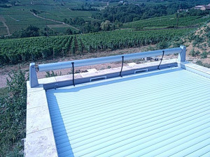 Photo de galerie - Pose volet piscine
