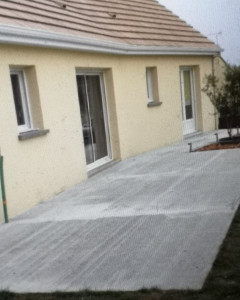 Photo de galerie - Dalle béton chez un particulier