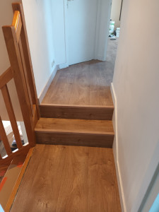 Photo de galerie - Pose d'un lino collé 