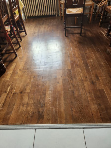 Photo de galerie - Pose de parquet et vitrification