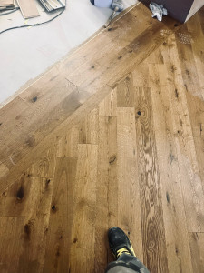 Photo de galerie - Pose de parquet - Revêtement de sol