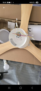 Photo de galerie - Montage ventilateur luminaire et installation 