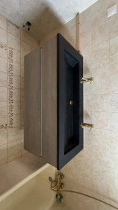 Photo de galerie - Dépause et modification en vasque 