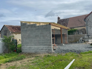 Photo de galerie - Carport en parpaing