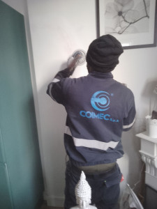 Photo de galerie - Réflexion de la peinture ? à la cuisine.
