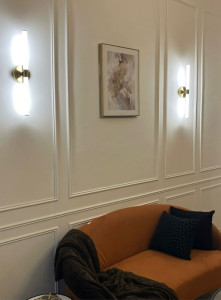Photo de galerie - Moulure et installation de luminaires 