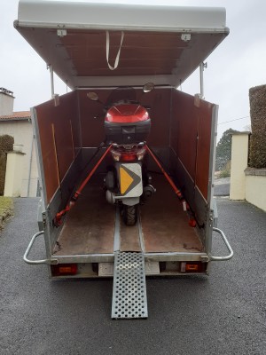Photo de galerie - Remorque transport moto, velo , quad
