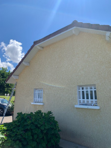 Photo de galerie - Peinture des sous face de toiture 