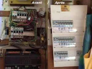 Photo de galerie - Reprise d'un tableau électrique chez un particulier 