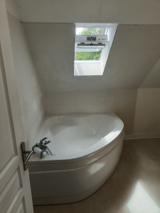 Photo de galerie - Installation d'une baignoire 