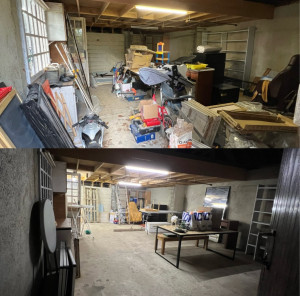 Photo de galerie - Avant / après d’un garage 