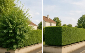 Photo de galerie - Taillage de haie 