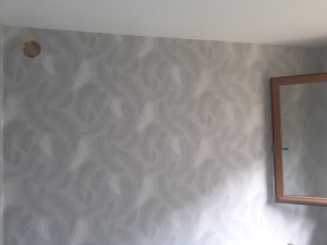 Photo de galerie - Pose de papier peint