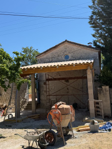 Photo de galerie - Rénovation De Carport démolition et reconstruction 
