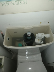 Photo de galerie - Changement de mécanisme chasse d'eau et flotteur 