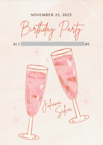 Photo de galerie - Création d’une invitation anniversaire 