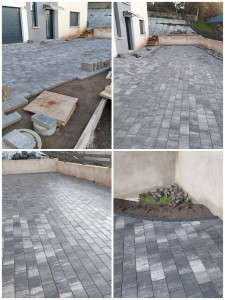 Photo de galerie - Pavage+pose trappe a pavé 