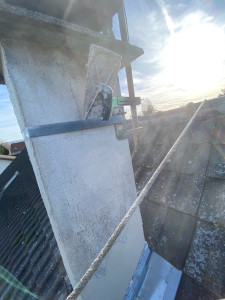 Photo de galerie - Remise en enduit à la chaux