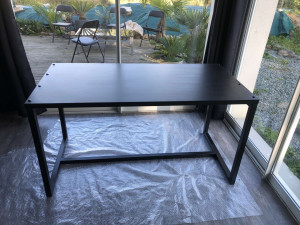 Photo de galerie - Réalisation d’une table à manger sur-mesure 